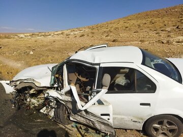سانحه رانندگی در جاده نهاوند-کرمانشاه ۲ کشته برجا گذاشت