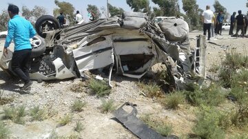 ۲ حادثه جاده‌ای روز جمعه استان سمنان یک فوتی و چهار مصدوم داشت