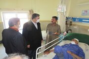 بازدید فرماندار از بیمارستان امام خمینی (ره) مهاباد