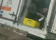متخلفان خودروی حمل شیر در تهران دستگیر شدند