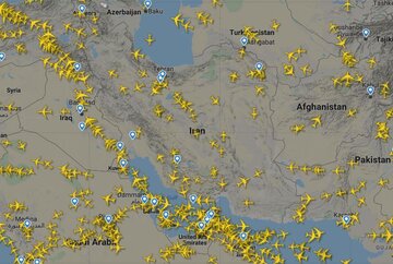 آسمان ایران برای تردد پروازهای بین‌المللی ایمن‌ترین است