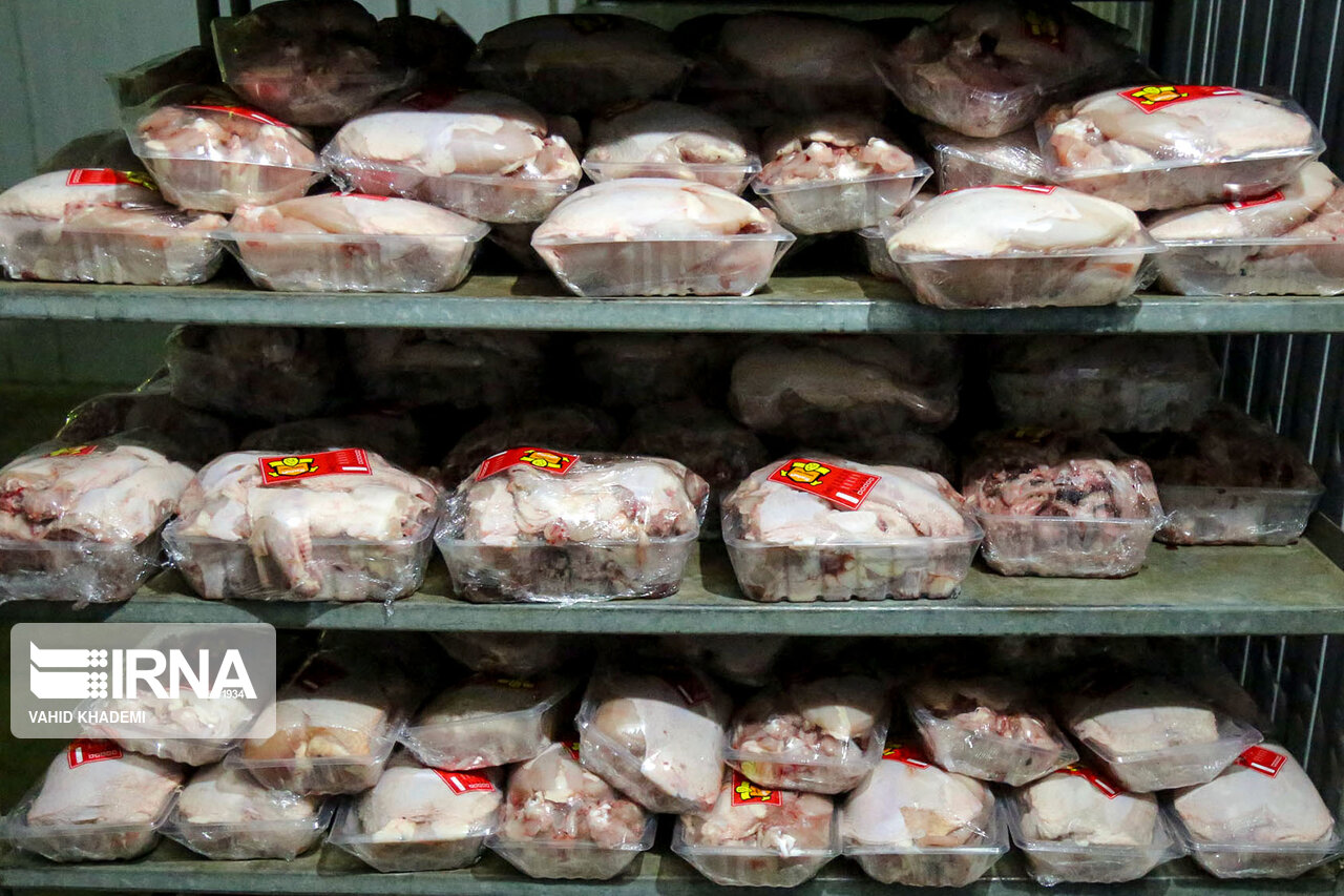 کشف ۲ هزار و ۴۰۰ کیلو مرغ احتکاری در کهریزک