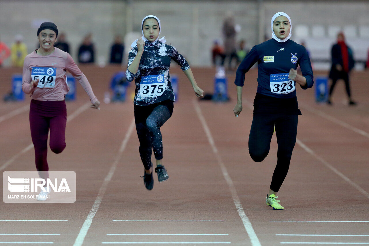 Women's indoor athletics champs held in Tehran