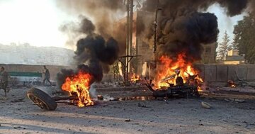 انفجار بمب در مسیر نیروهای ارتش سوریه ۲ کشته و ۸ زخمی برجا گذاشت