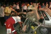 تصادف مرگبار با شتر معضل گریبانگیر جاده‌های کویری شرق استان سمنان