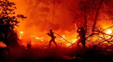 تداوم آتش‌سوزی‌های ویرانگر در حاشیه مدیترانه