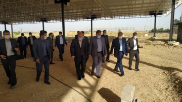 بازدید رییس سازمان راهداری از پایانه مرزی مهران