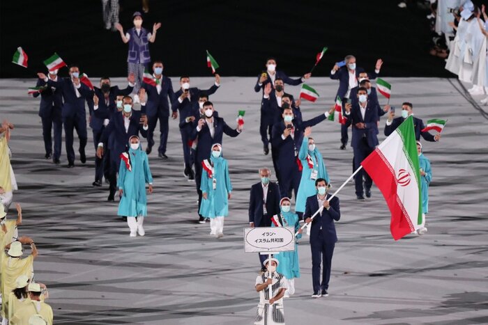 رژه ستارگان ایران زمین در المپیک توکیو