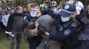 بازداشت صدها معترض قرنطینه ضد کرونایی در استرالیا