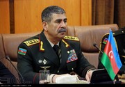 وزیر دفاع آذربایجان روز ارتش جمهوری اسلامی ایران را تبریک گفت