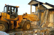 هشت ویلای غیرمجاز در نوشهر تخریب شد